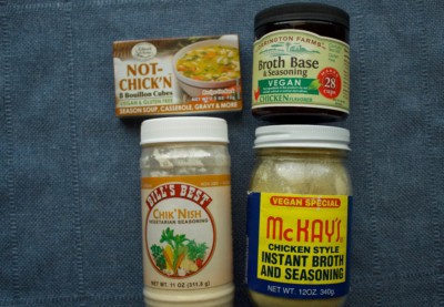 commercial vegan chicken-style seasonings