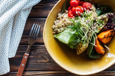 salad with sprouts