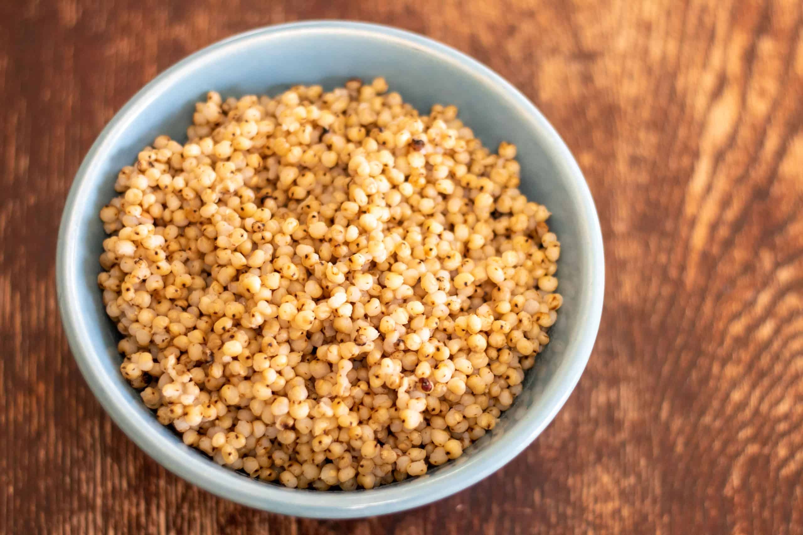 cooked sorghum