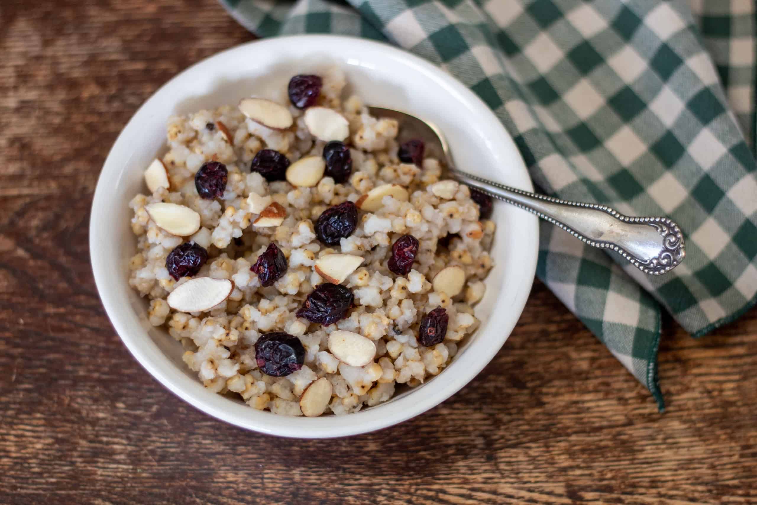 slow cooker sorghum cereal